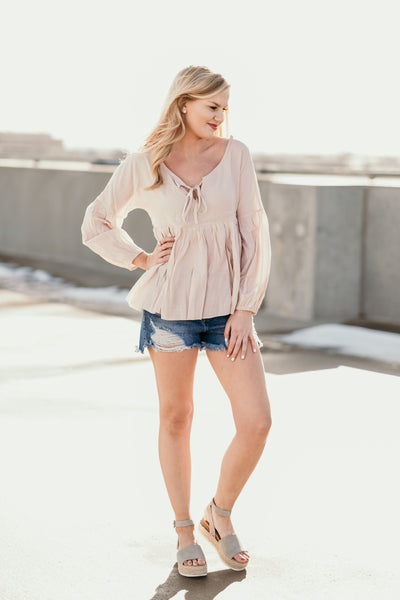 Color me Beige top