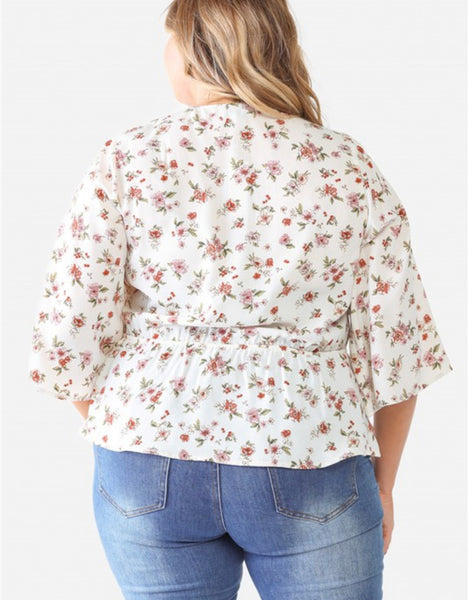 Plus Size Floral Top