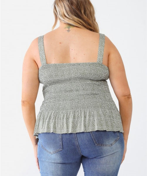 Plus Size Sage Tank Top