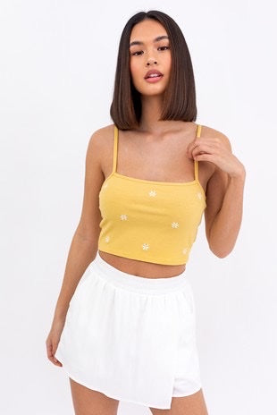 Nala Crop top -Yellow