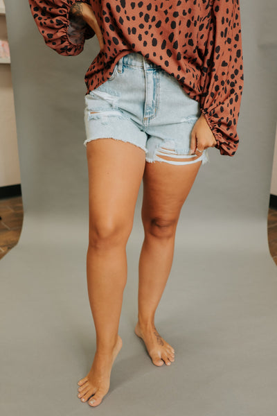 Summer High Denim Shorts