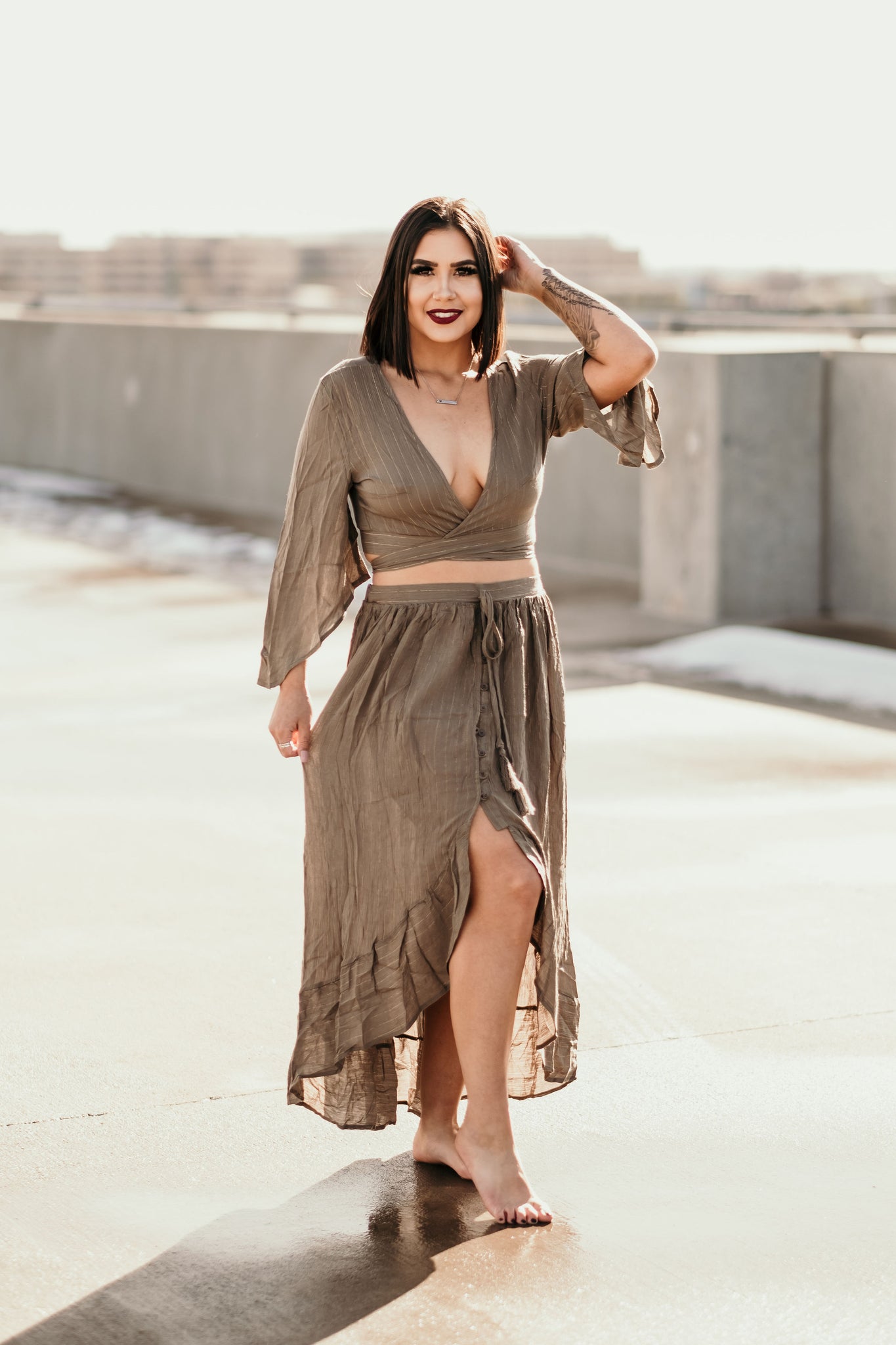Olive set - TOP