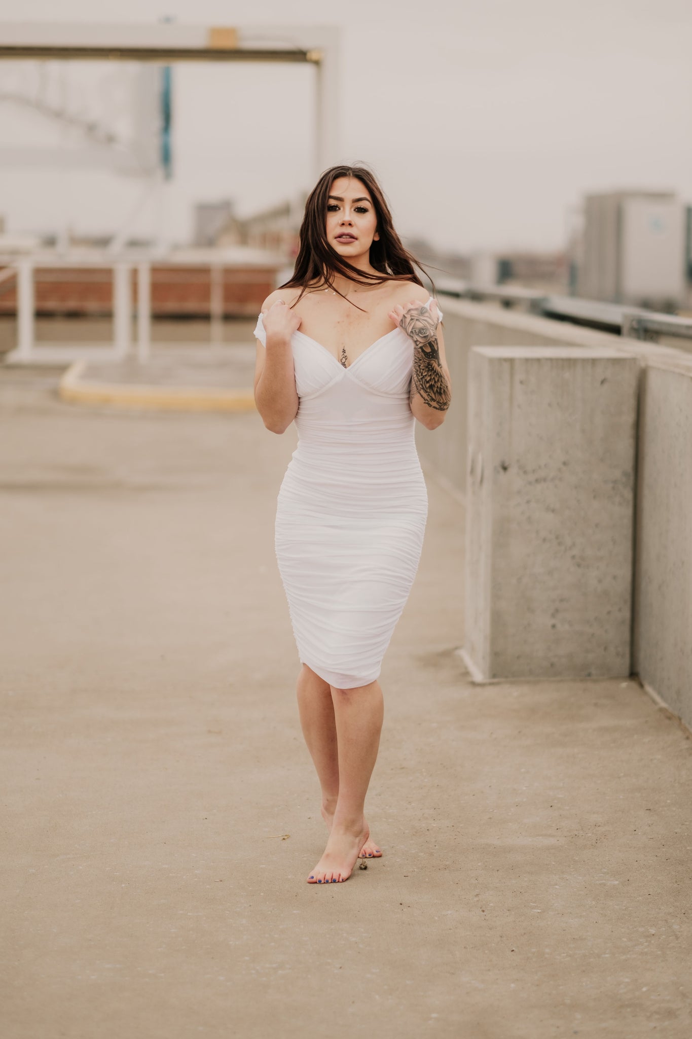 Secret Admirer White Midi