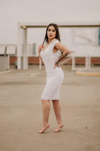 Secret Admirer White Midi