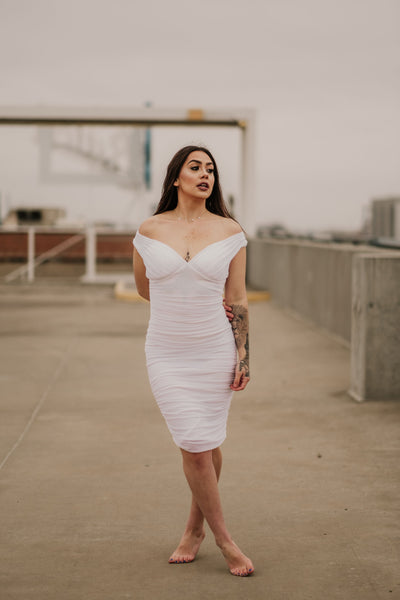 Secret Admirer White Midi