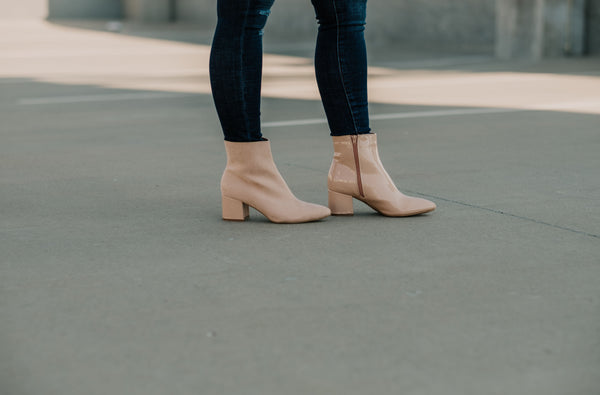 Kimberly Booties Taupe