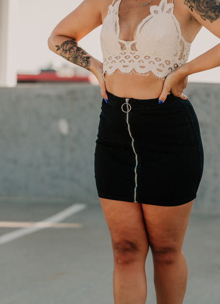 Demi black skirt