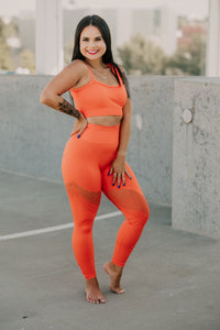 Auden Activewear Leggings -Orange