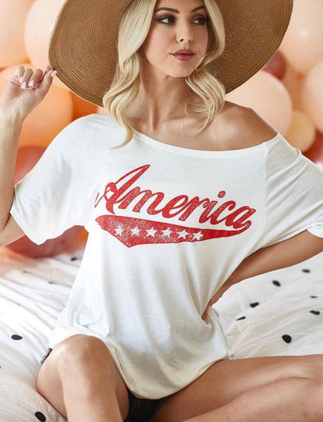 America Loose Fit tee