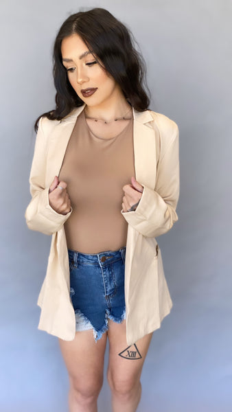 Amerie Nude Blazer