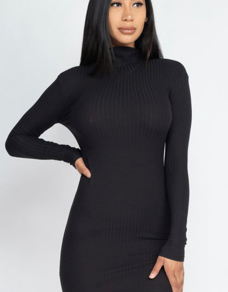 Tia Ribbed Mini Dress