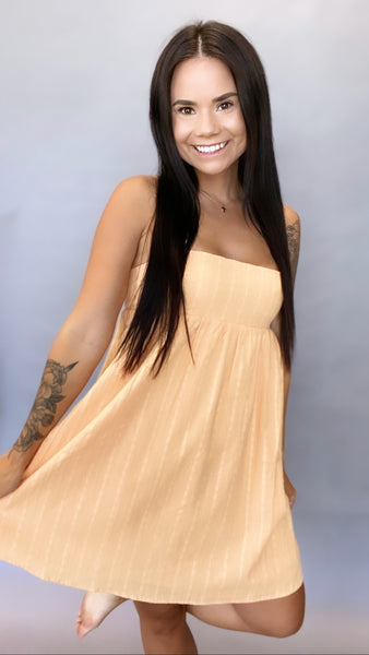 Quinn Babydoll Dress -CREAMSICLE