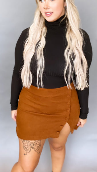 Hold On To Fall Mini Skirt