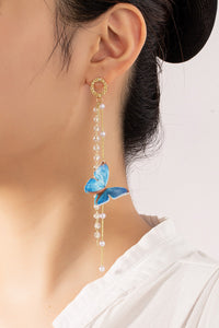 Butterfly Drop Earrings