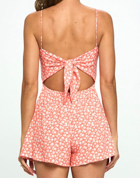 Fletcher Romper -CORAL