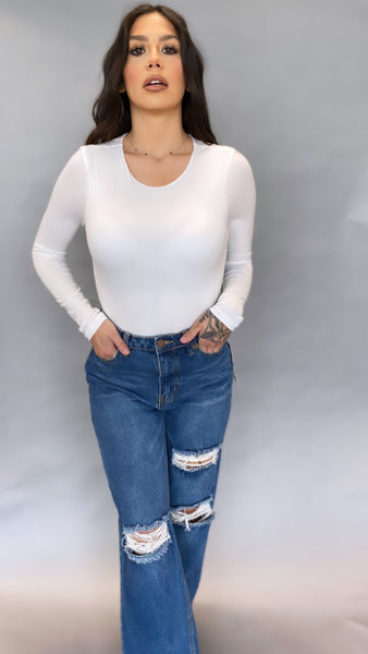 Theo Denim Mom Jeans