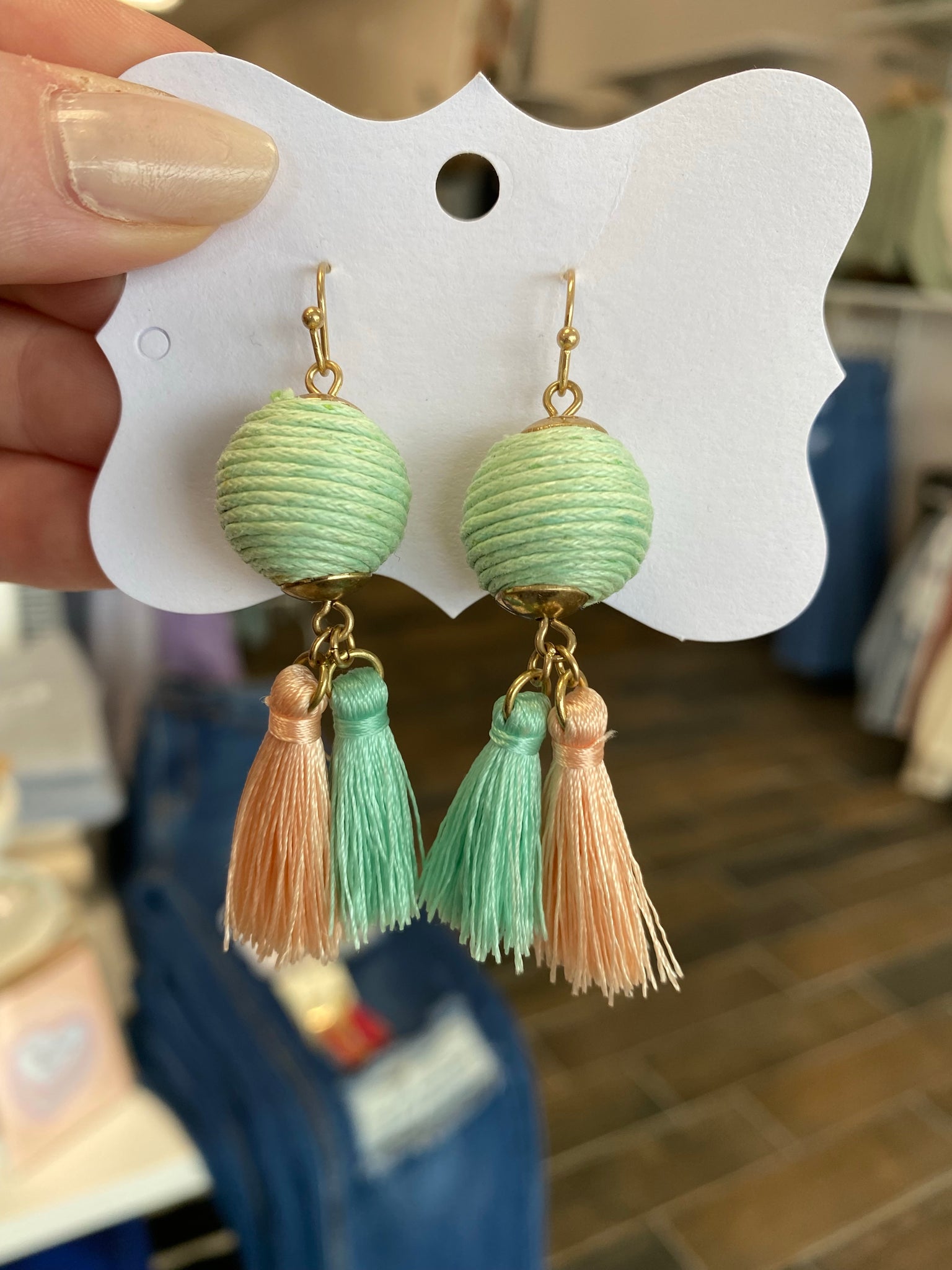 Pastel tassels