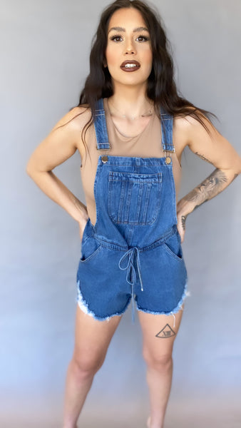 Ava Short Overalls