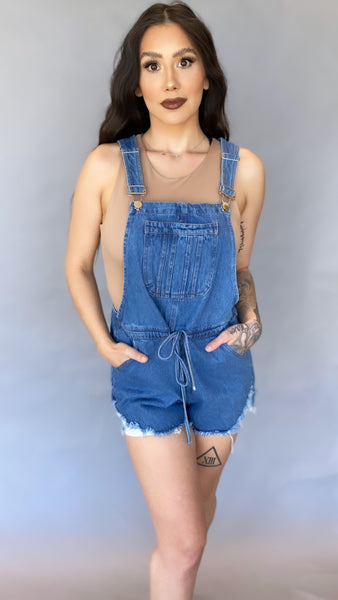 Ava Short Overalls