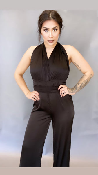 Multiple Personalities Black Multi-way Jumpsuit