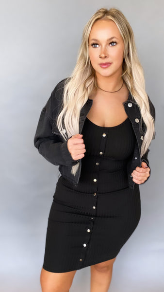 Benji Black Denim Jacket