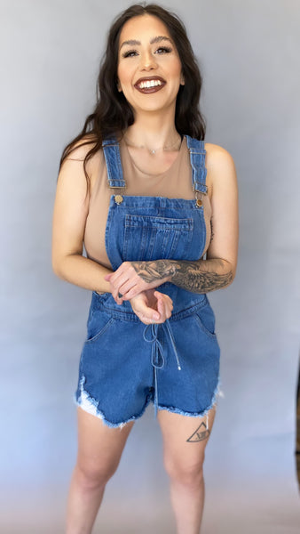 Ava Short Overalls