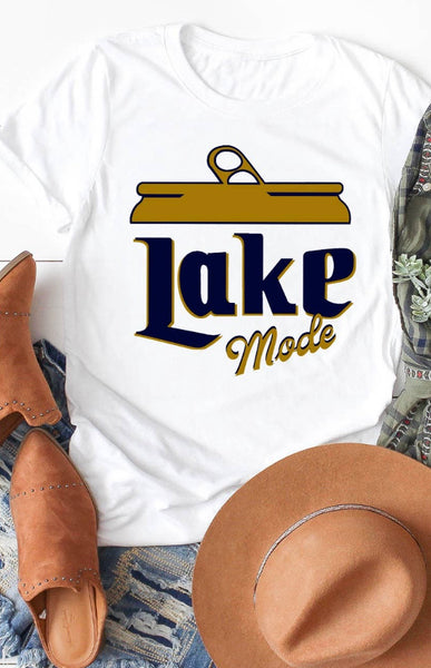 Lake Mode Graphic Tee Boyfriend Fit