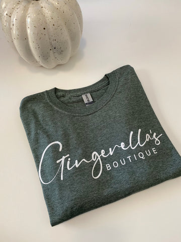 Heather Olive Gingerella tee