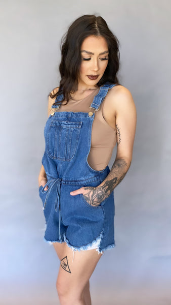 Ava Short Overalls