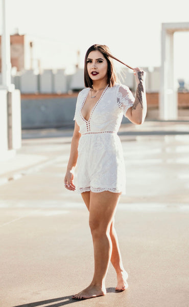 Laia lace romper