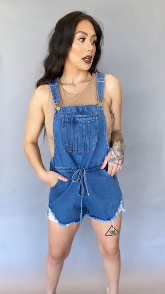 Ava Short Overalls