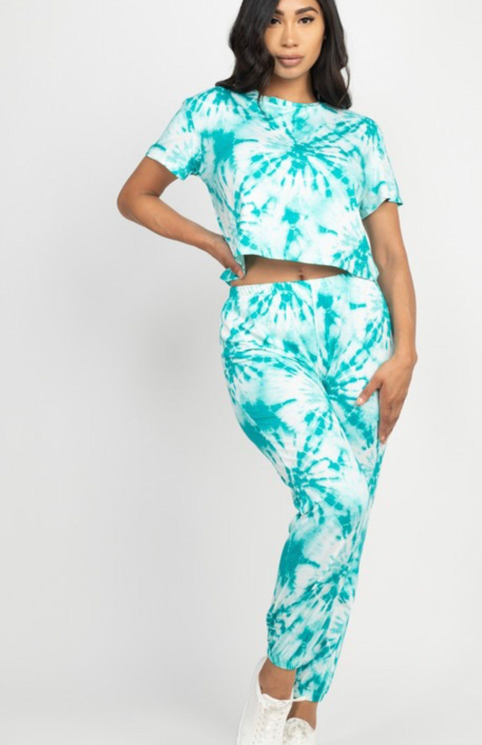 Brenna Lounge Set Teal -TOP