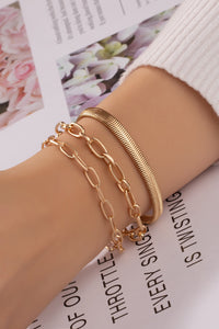 Gold Bracelet Set