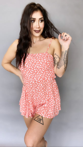 Fletcher Romper -CORAL