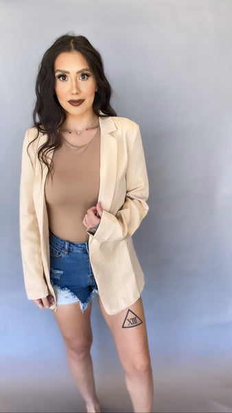 Amerie Nude Blazer