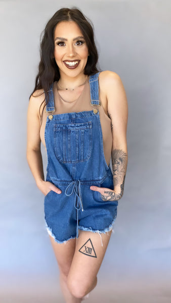 Ava Short Overalls