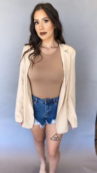 Amerie Nude Blazer