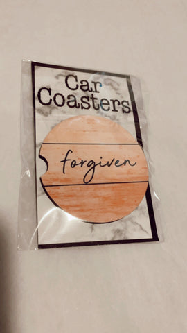 FORGIVEN car coasters