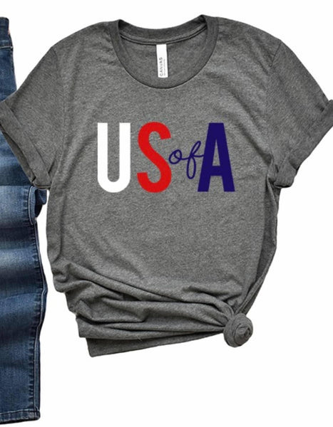 USA unisex tee