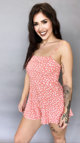 Fletcher Romper -CORAL