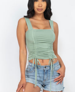 Mind Warp Crop Top -Sage