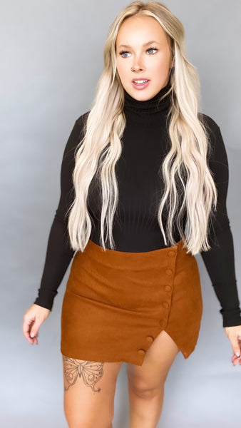 Hold On To Fall Mini Skirt