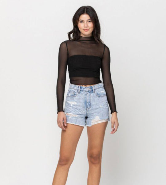 Summer High Denim Shorts