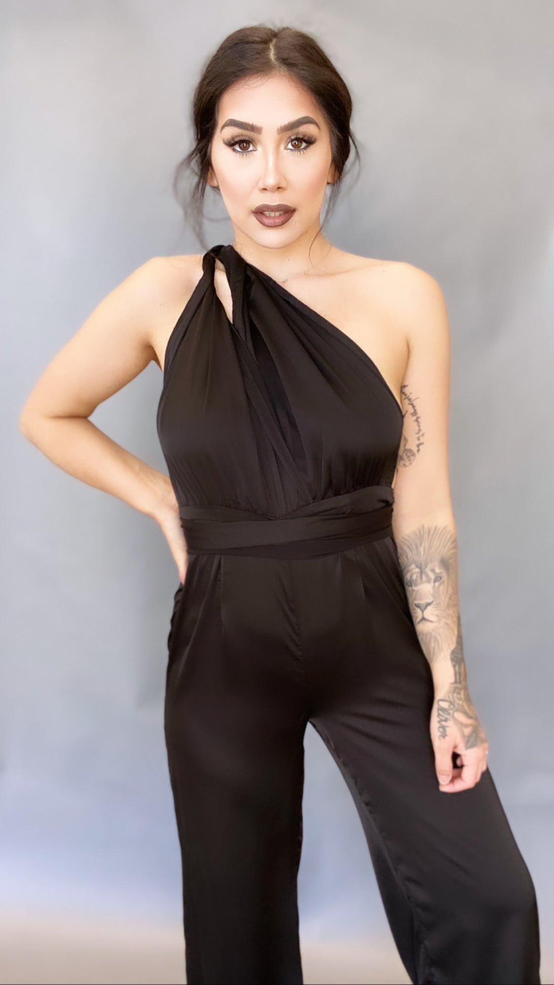 Multiple Personalities Black Multi-way Jumpsuit