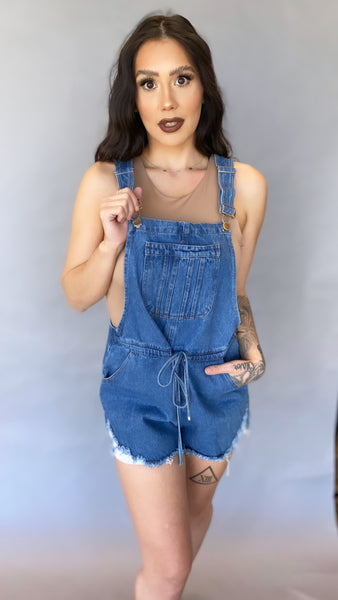 Ava Short Overalls