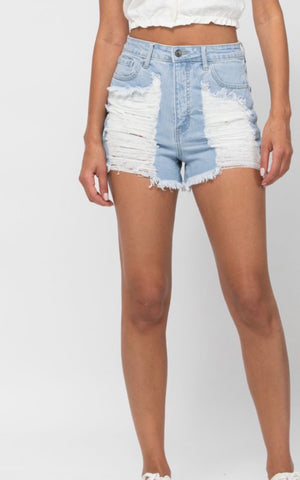 Out of Bounds Denim Shorts