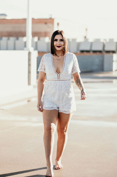 Laia lace romper