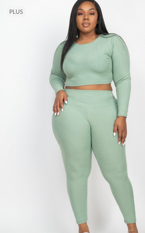 Chelsea Ribbed Leggings PLUS SIZE